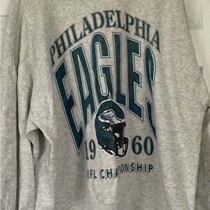 Abercrombie & Fitch Gray Eagles crew neck